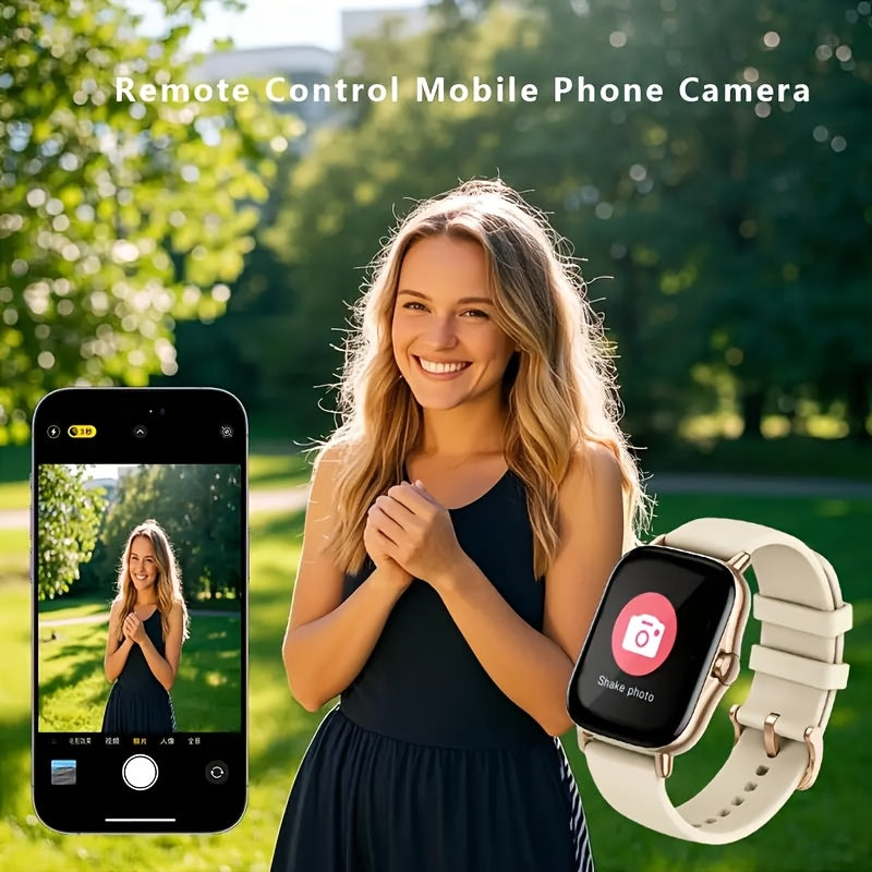 2026 Smartwatch Unisex Wireless Calling & Dialing – Multiple Sports Modes Heart Rate Sleep Tracker Multi-App Notifications Fitness Watch for Men Women Compatible with iPhone Android