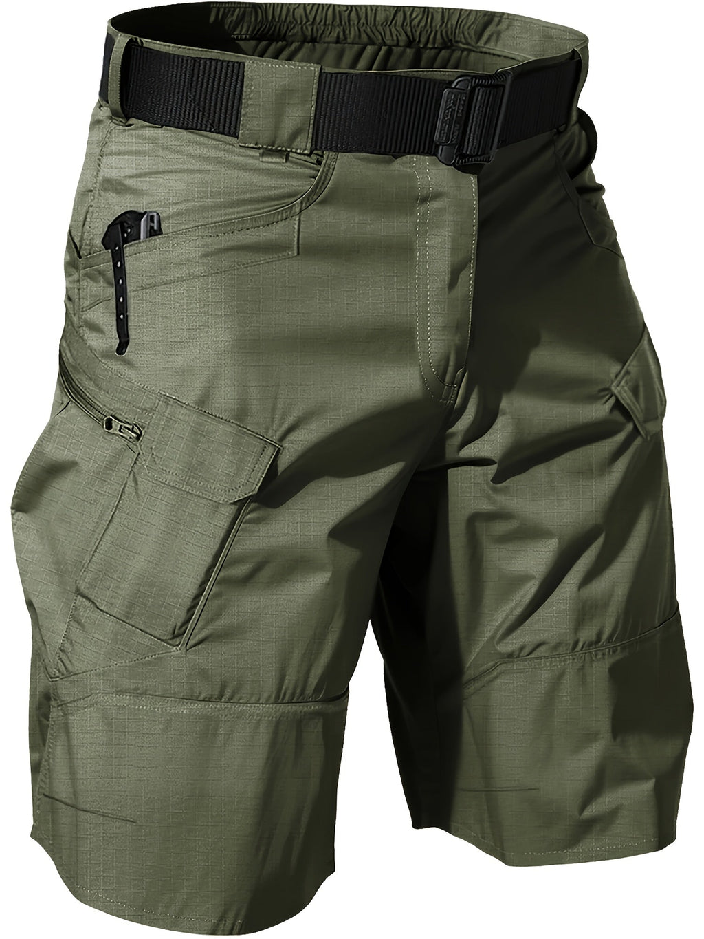 Men's Cargo Shorts – Breathable Quick-Dry Tactical Work Shorts with Multi-Pocket Design for Hiking, Outdoor, Fishing & Everyday Wear, Black Khaki Grey Fern Green, Sizes S-XXXL