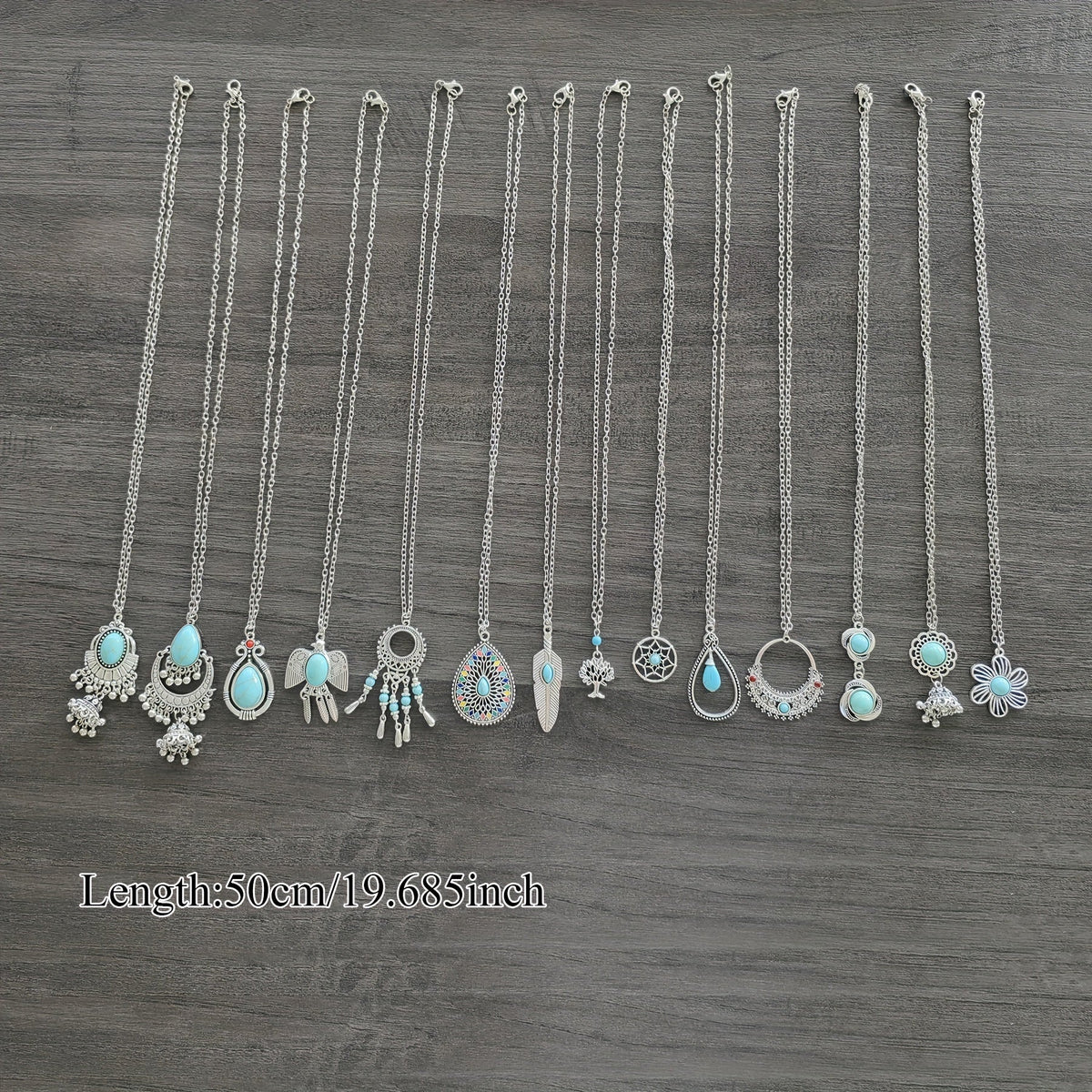 15 Pairs Bohemian Earrings Set for Women – Acrylic Turquoise Dangle Drop Earrings Ethnic Vintage Boho Jewelry Gift Set Girls Ladies Festival Party Daily Wear