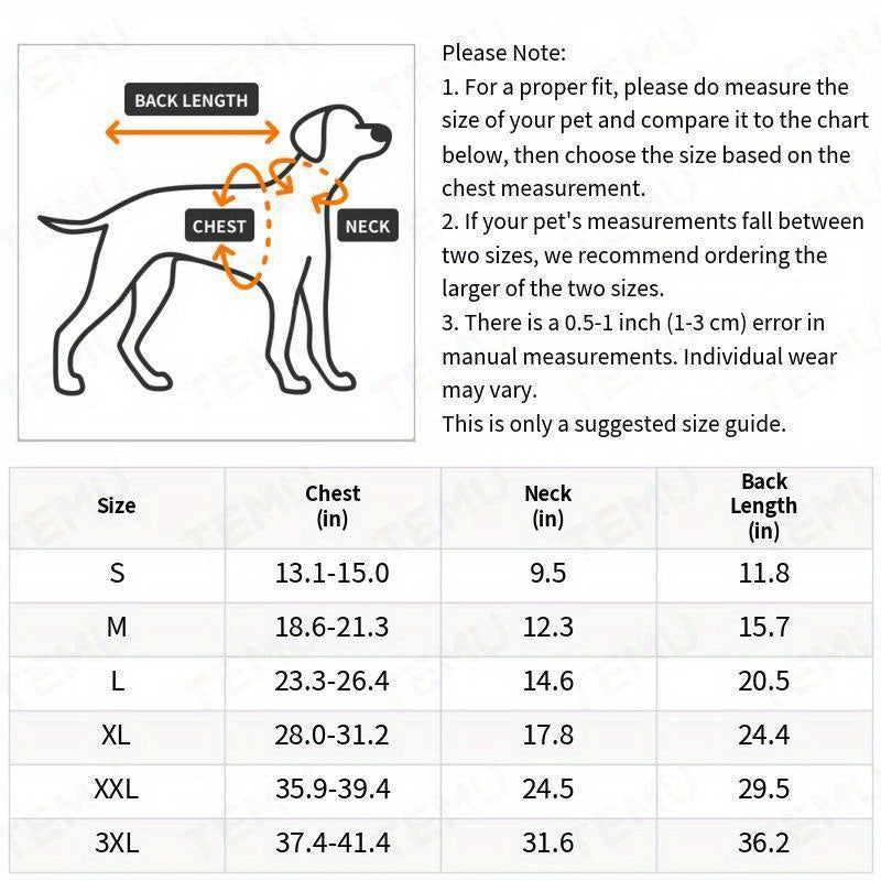 Reflective Dog Raincoat with Hooded Cape Waterproof Pullover Pet Rain Jacket for All Breeds – Easy On/Off Hook-and-Loop Closure, Sizes S-3XL, Yellow