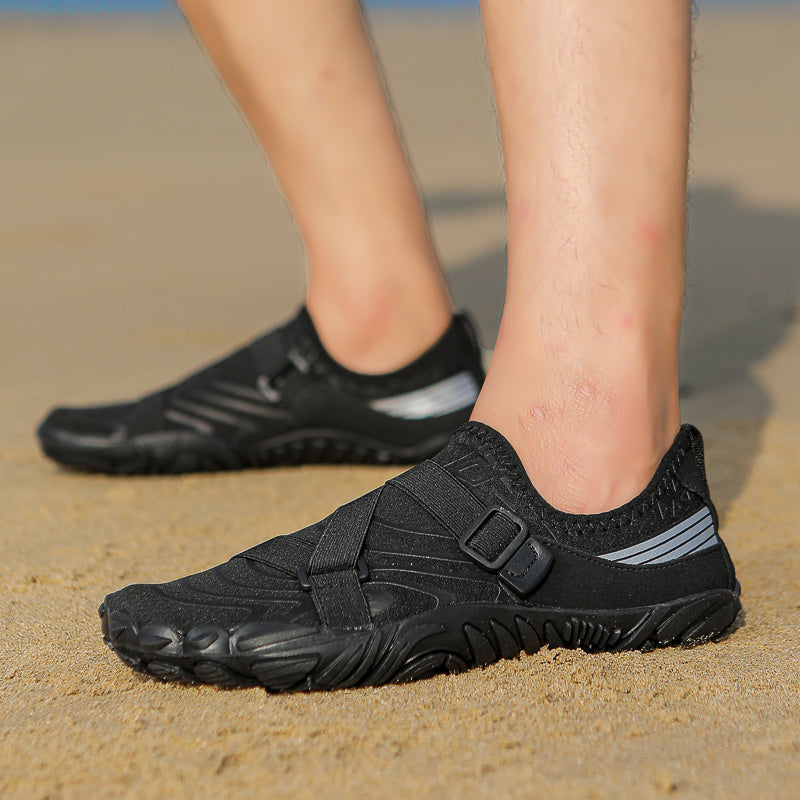 Slip-On Barefoot Water Shoes for Women Cushioned Arch Support – Lightweight Quick-Dry Sneakers for Yoga Beach Swimming Water Sports Gym, Multi-Functional Sole, 7 Colors US 5 to 12.5