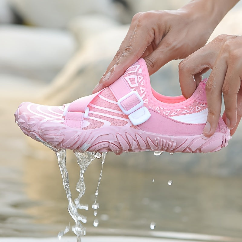 Slip-On Barefoot Water Shoes for Women Cushioned Arch Support – Lightweight Quick-Dry Sneakers for Yoga Beach Swimming Water Sports Gym, Multi-Functional Sole, 7 Colors US 5 to 12.5