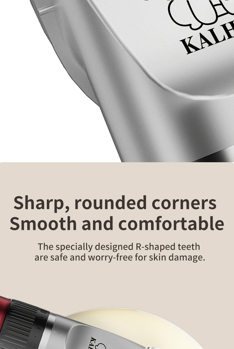 Dog Grooming Clippers Cordless Rechargeable LED Display - Professional Wireless Pet Hair Trimmer Detachable Blades 4 Comb Guides Low Noise 36V USB for Dogs Cats Small Animals