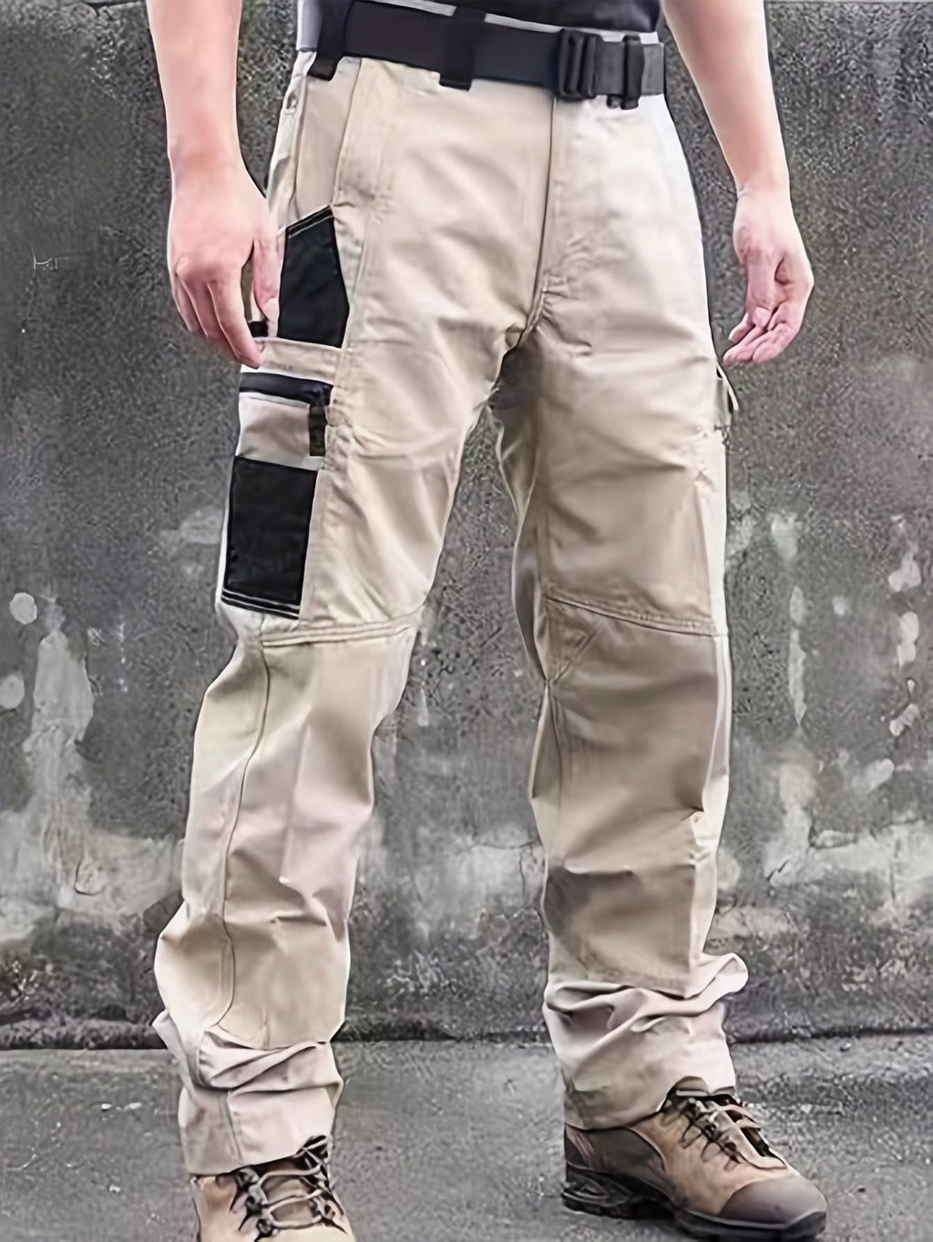 Men's Tactical Cargo Pants 2-Pack Ripstop Multi-Pocket Outdoor Work Pants for Camping Hiking Hunting Fishing Straight Leg Belt Loops S-XXXL