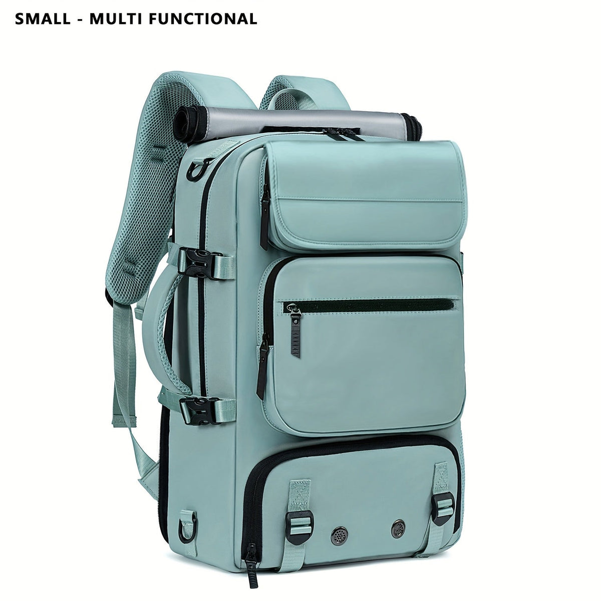 17 Inch Laptop Backpack Large Capacity – Airline Approved Travel Bag with Shoe Compartment, Multi-Pocket Business Work Backpack for Men, Durable Nylon, Hiking & Camping, Small & Large Sizes