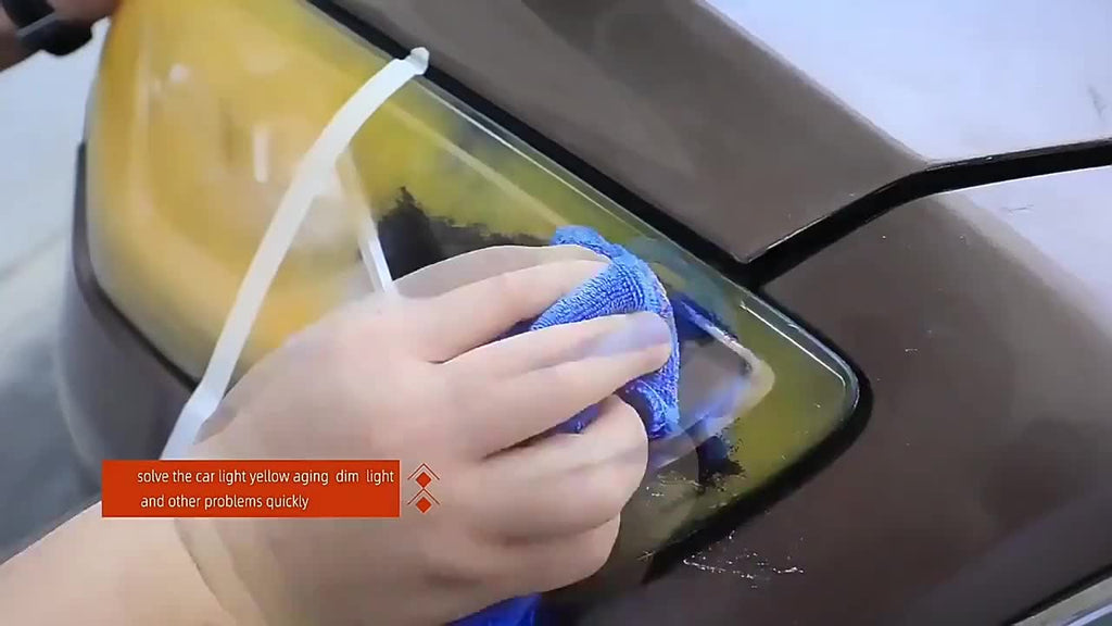 Headlight Restoration Kit with Advanced Ceramic Coating – Removes Yellow Haze Fog & UV Damage, Restores Clarity & Shine for All Vehicle Headlights, Long-Term Weather Protection