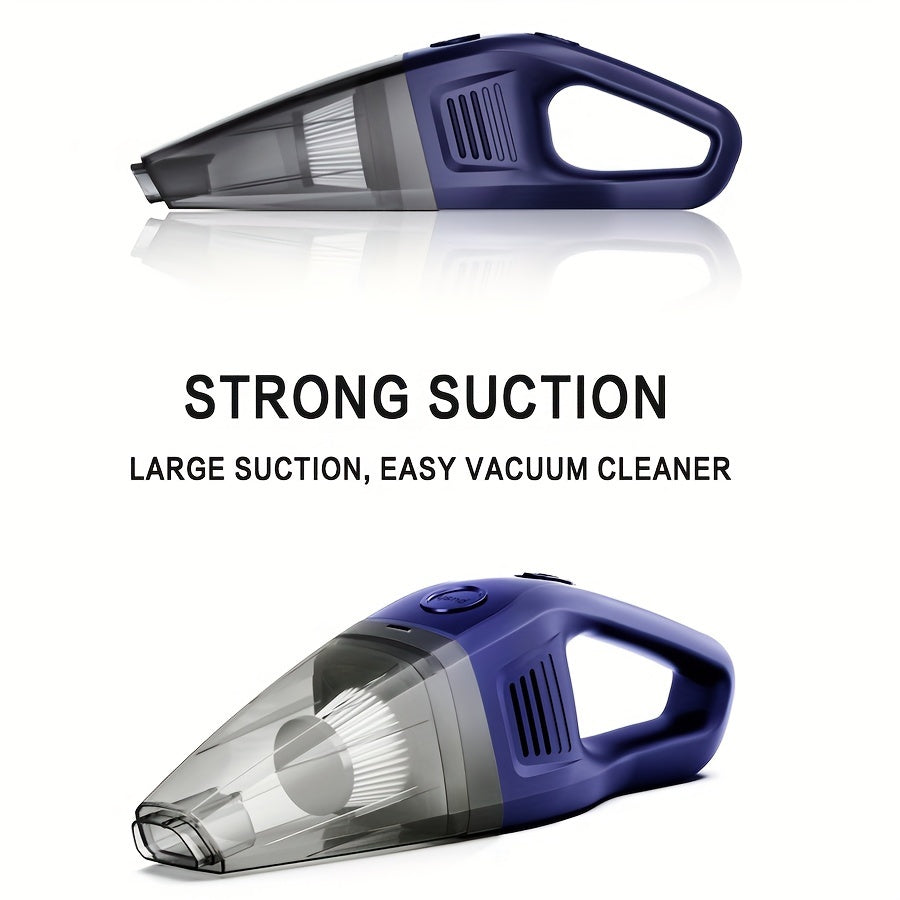Cordless Handheld Vacuum Cleaner 5000Pa Strong Suction USB Rechargeable Portable Wireless Vacuum for Car Interior Home Office Pet Hair 40dB Low Noise 2000mAh Battery One-Click Dust Empty 6 Colors