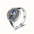 925 Sterling Silver Hollow Double-Layer Heart Ring – Elegant Romantic Silver Plating Design for Women, Dainty Stacked Heart Ring, Perfect Gift in Sizes 6-10 for Valentine's Day & Anniversary
