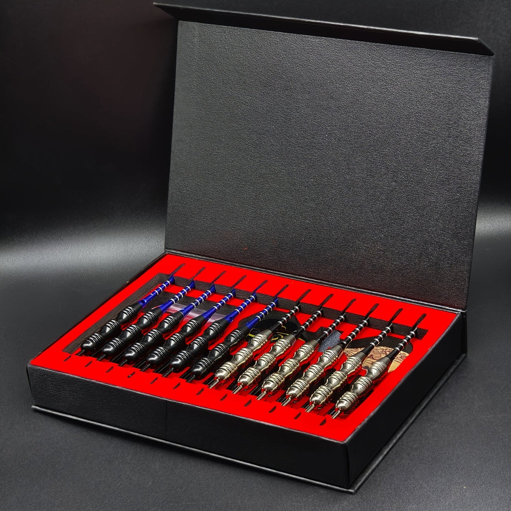 Steel Tip Darts Gift Set with Skull Wings – Deluxe Gift Box, Iron Tip & Aluminum Alloy Shaft, Multiple Sizes – for Indoor Club Entertainment, Sports Competitions & Casual Dart Games