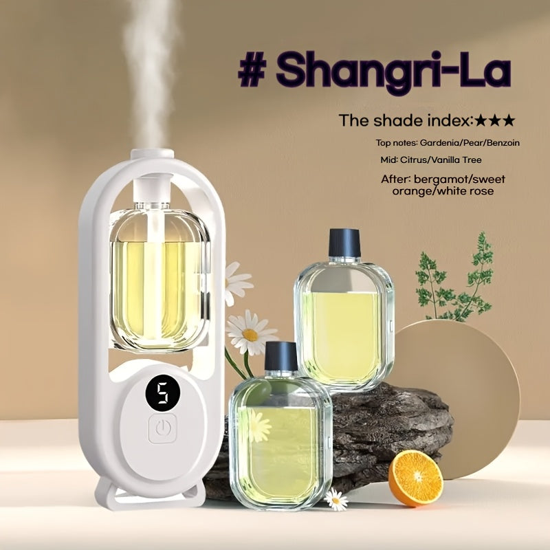 Essential Oil Diffuser Aromatherapy Humidifier with 7 Color LED Light – USB Powered Quiet Mini Aroma Diffuser for Bedroom, Office, Yoga & Home with Timer, Multiple Scents | Hilton Gardenia Ocean Jasmine