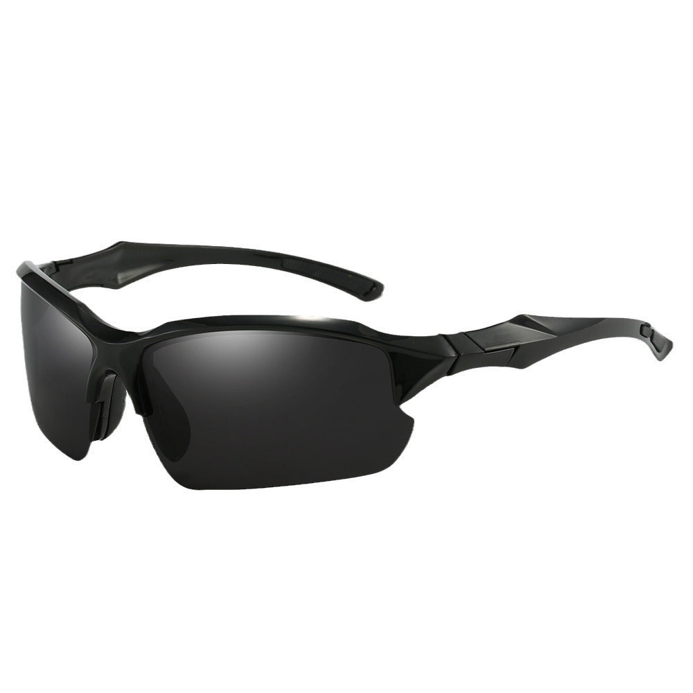 3-Pack Sports Sunglasses UV400 Half Frame for Men & Women – Lightweight Polarized Goggles for Running, Fishing, Skiing, Driving & Outdoor Activities, Sun Protection Eyewear Set