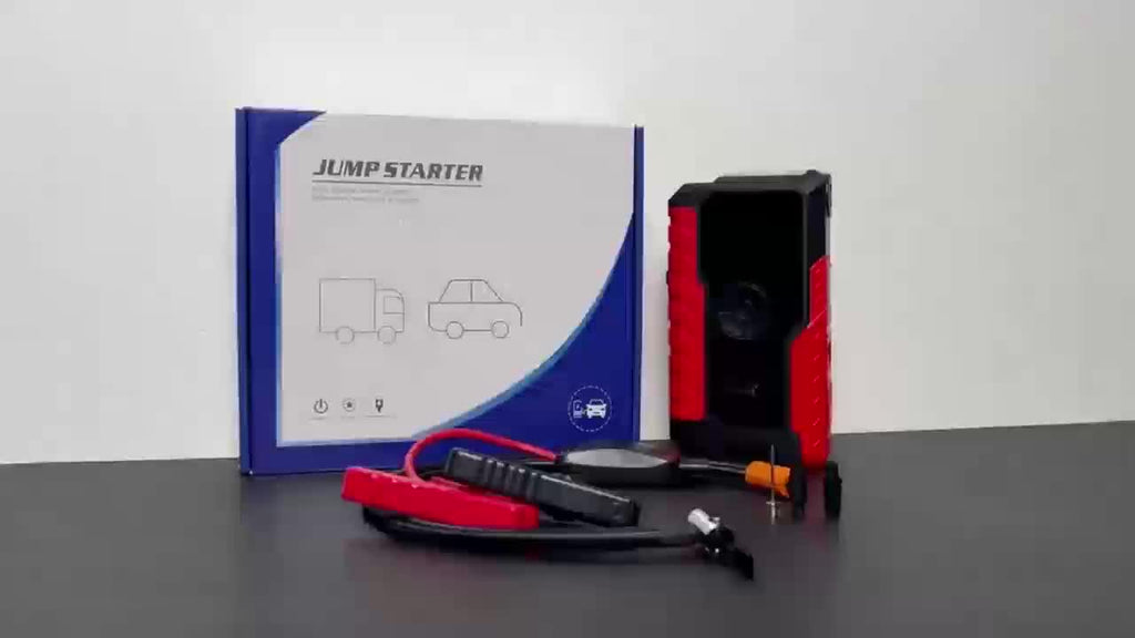 Jump Starter with Digital Tire Inflator 5000A 10000A Peak Multi-Function Car Jump Box Smart Battery Clamps LED Flashlight Power Bank Emergency Kit for Car Truck SUV RV Motorcycle – G800 G818