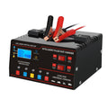 Smart Universal Battery Charger 12V 24V with LCD Screen Pulse Repair Trickle Maintainer for Car Truck Motorcycle Boat Lawn Mower Harvester – Automatic Temperature Regulation