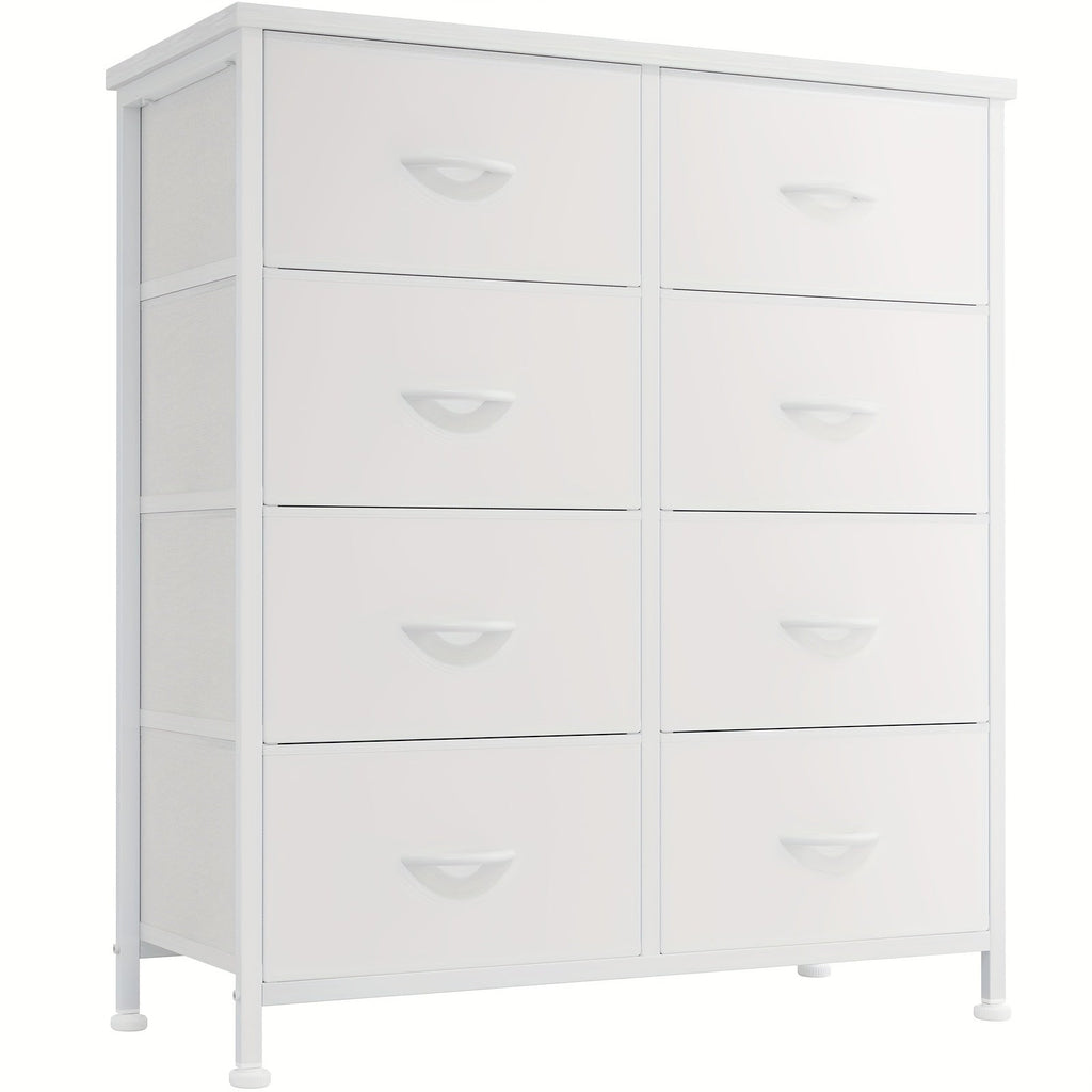 Drawer Cabinet with Metal Frame & Hardwood Top – Home Office Storage Organizer, 2 to 10 Drawers, Assembly Required – White, Grey, Black, Rustic Brown – Bedroom, Living Room & Office Filing Cabinet