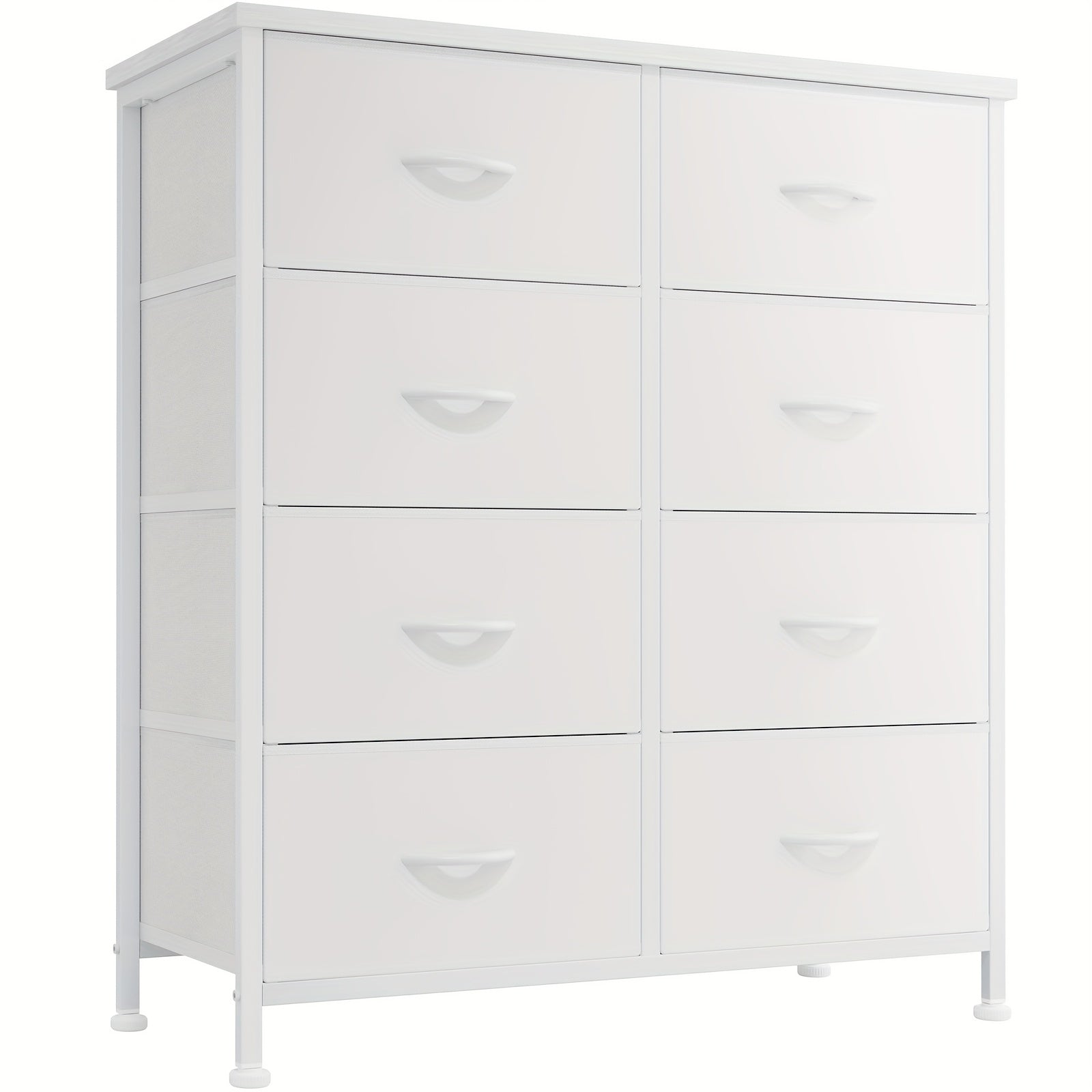 Drawer Cabinet with Metal Frame & Hardwood Top – Home Office Storage Organizer, 2 to 10 Drawers, Assembly Required – White, Grey, Black, Rustic Brown – Bedroom, Living Room & Office Filing Cabinet