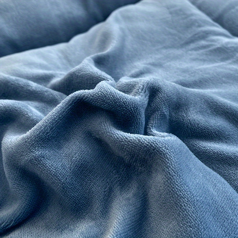 All Season Comforter – Thick Soft Quilted Box Stitch Solid Color, Ultra Breathable Machine Washable Duvet for Autumn Winter Spring, Twin Full Queen King Sizes