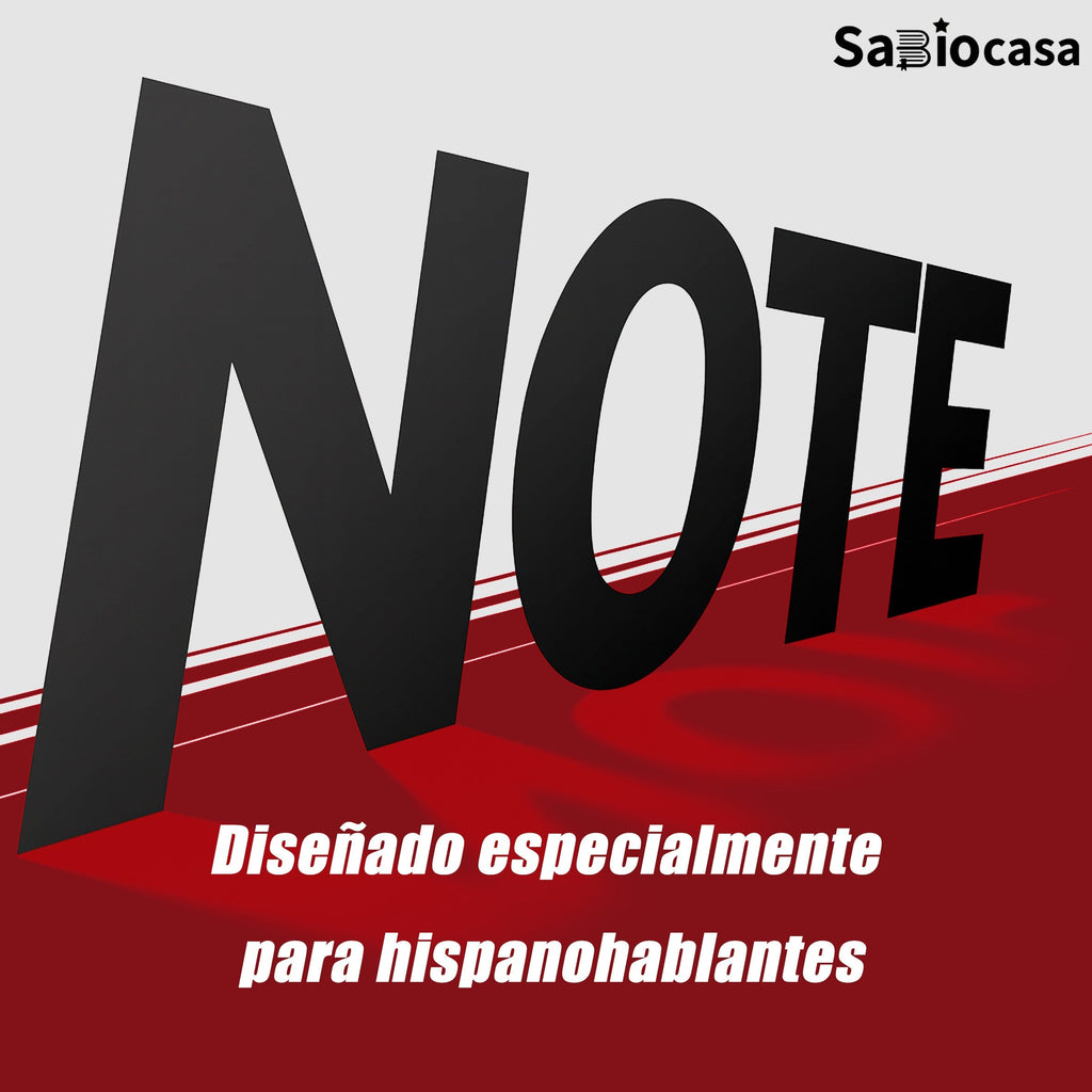 SabioCasa Dominate English 6 Books in 1 with Audio for Spanish Speakers – Beginner ESL Self-Study Guide Real-Life Phrases Grammar Pronunciation, Gift for Spanish Speakers Immigrants