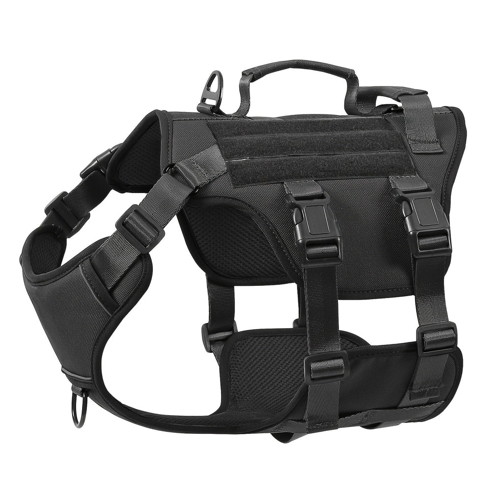 No Pull Dog Harness Escape Proof – Soft Padded Full Body Pet Vest with Lift Handle, Reflective Strips & Leash Clip, Adjustable for Large Dogs Walking Hiking Training
