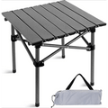 Portable Folding Camping Table Lightweight Collapsible Outdoor Table with Carry Bag Sturdy Legs Large Flat Surface for Picnic BBQ Beach Hiking Tailgating Compact Durable Design Size L and XL