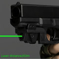 Green Dot Laser Sight USB Rechargeable – Picatinny Rail Mount with Strobe Mode, 5mW Class IIIA, Compact Lightweight for Pistols & Rifles, 21mm Rail, 2.5hr Battery Life
