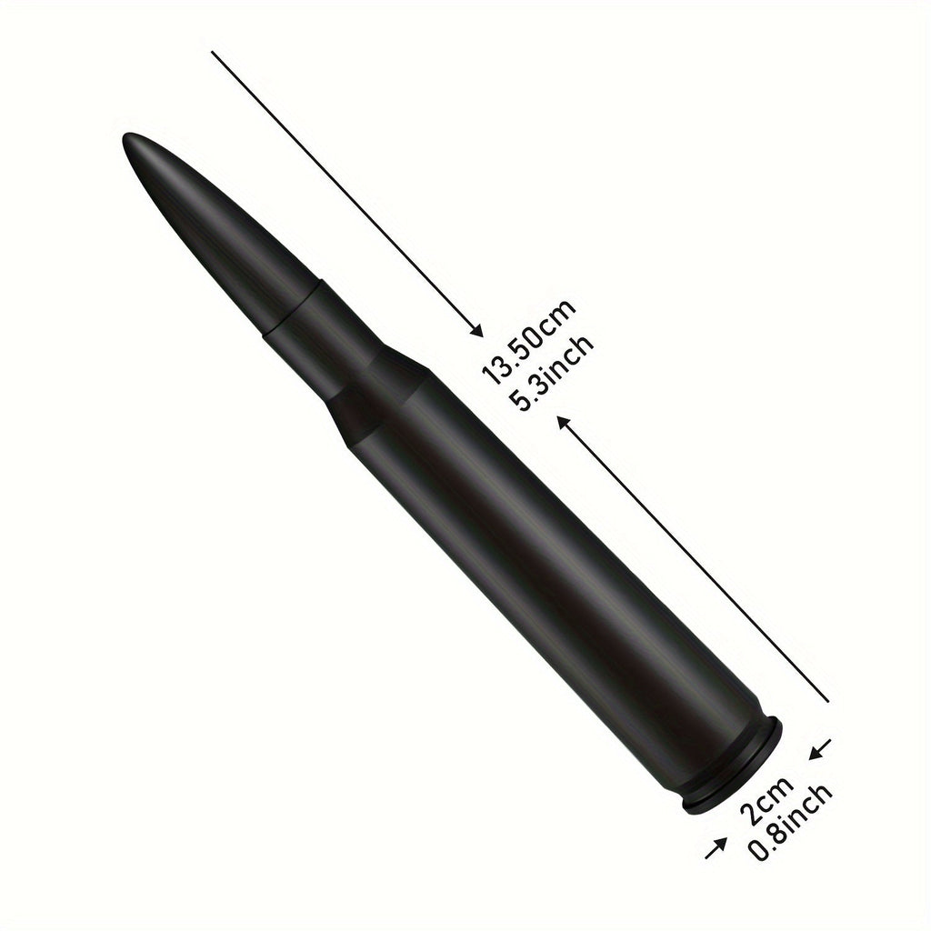 5.3" Short Car Antenna Carbon Steel – Universal Fit AM/FM Signal Booster Replacement Antenna, Durable Anti-Break Design, Multiple Colors for Car Exterior Decoration & Upgrade