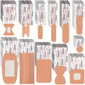 360-Piece Assorted Fabric Bandages Set - Flexible Breathable Fingertip Knuckle & Spot Adhesive Bandages for First Aid Home Office Travel