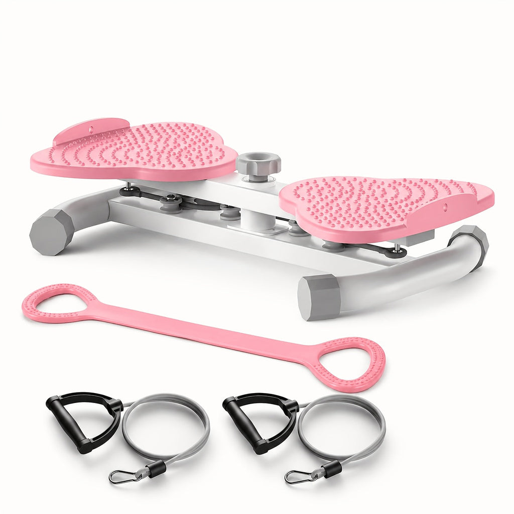Waist Twisting Machine Ab Twister Board – 360° Noiseless Waist Twister Disc for Home Gym, 360 LBS Capacity, Digital Display Tracks Time, Reps & Calories, Includes Figure-8 Resistance Band