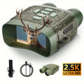 Night Vision Goggles 2.5K HD with 3-Inch Screen & 6X Zoom – 7-Speed IR Infrared Binoculars, 2000mAh Rechargeable, Video & Photo, Camouflage Design for Hunting & Wildlife Observation
