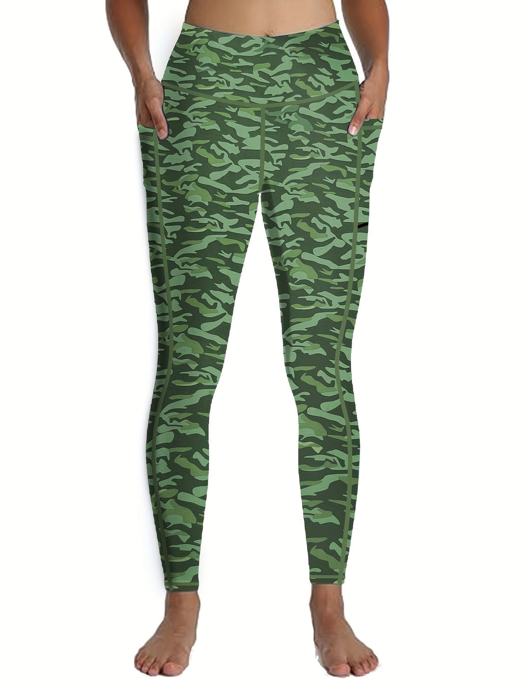 Women's Compression Yoga Pants 5 Pack 7/8 Length High-Waist – Printed Fitness Leggings with Leopard Camo & Solid Patterns for Gym Running Pilates, Athletic Tracksuit Bottoms S-XXL