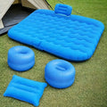 Inflatable Car Mattress for Back Seat SUV Truck MPV – Portable Air Bed with 2 Pillows for Camping Road Trips Outdoor Travel Dark Blue