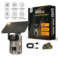 4G LTE Solar Trail Camera 1920P HD – Cellular Wildlife Camera with PIR Motion Sensor, Infrared Night Vision, Two-Way Voice, Remote Access, No WiFi Required, IP65 Waterproof, Solar Powered