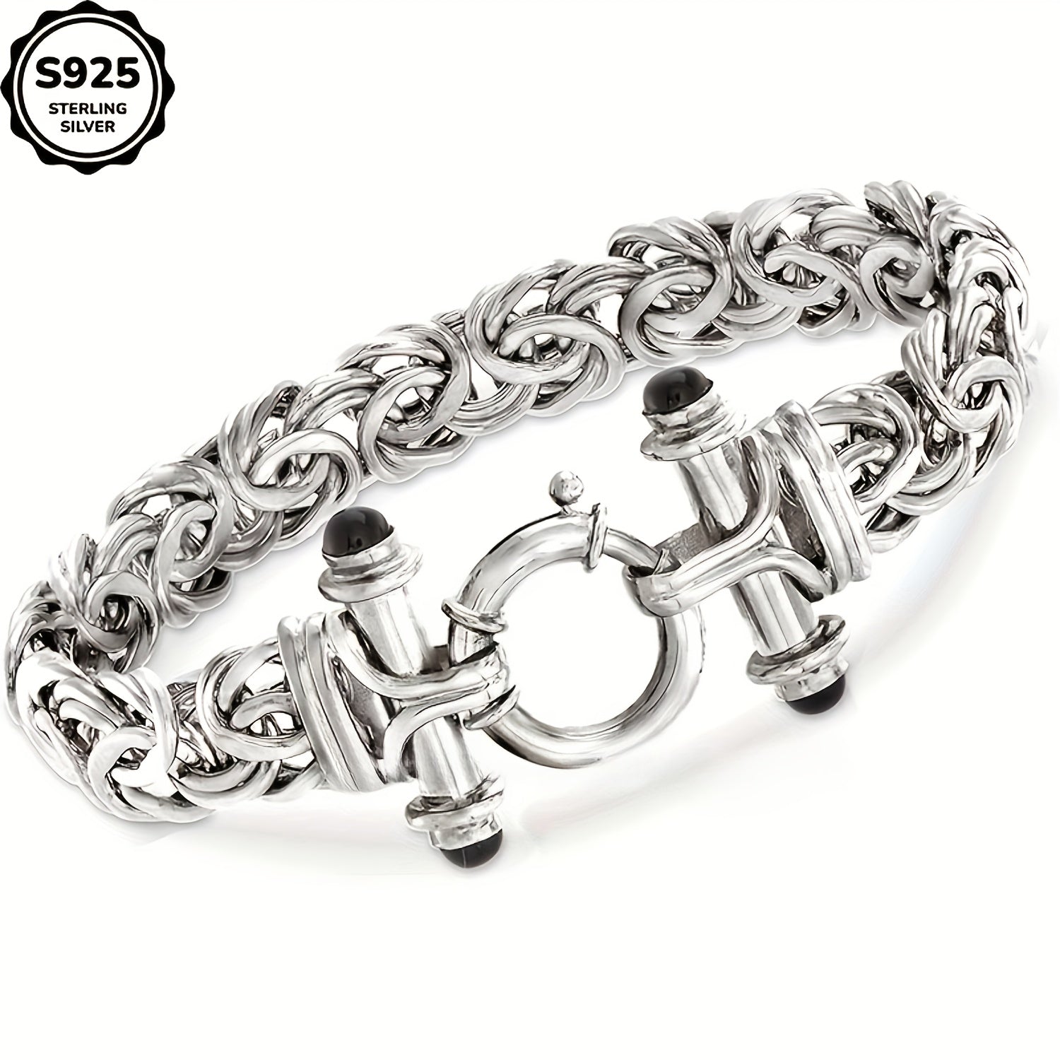 925 Sterling Silver Bracelet for Women with Gift Box – Classic Polished Elegant Wrist Jewelry in Silver & Gold, Perfect Birthday Valentine's Day Graduation Anniversary Christmas Gift for Her
