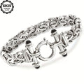 925 Sterling Silver Classic Women's Bracelet – Elegant Silver Chain Bracelet for Anniversary, Graduation & Valentine's Day, Holiday Gift Box Included