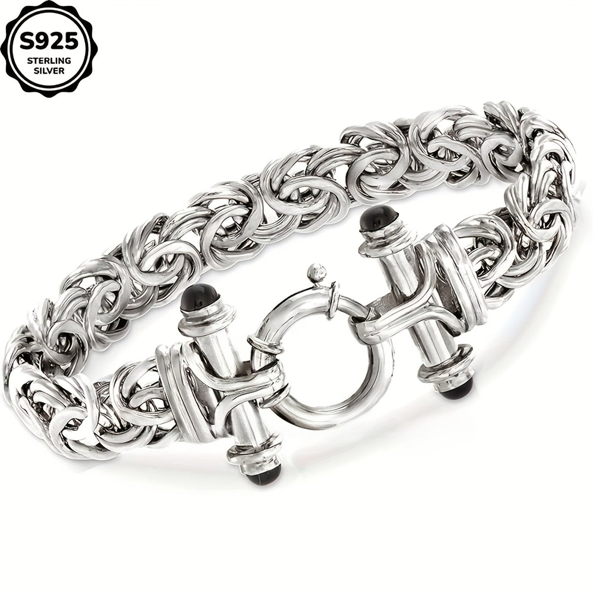 925 Sterling Silver Classic Women's Bracelet – Elegant Silver Chain Bracelet for Anniversary, Graduation & Valentine's Day, Holiday Gift Box Included