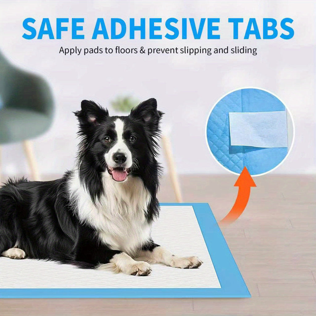 Super Absorbent Dog Pee Pads XL XXL Thickened Leak-Proof Training Pads for Medium & Large Dogs – Easy to Clean, Camping & Adult Bed Care, 50+50 Free Value Pack