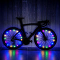 LED Bike Wheel Lights 2-Pack - Ultra Bright Bicycle Spoke Lights Safety Warning Tire Strip Light for Night Cycling, Multicolor Decoration Bike Accessories