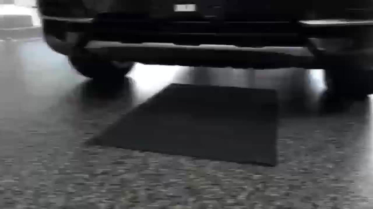 Heavy Duty Garage Floor Mat Extra Large Oil-Absorbing Non-Slip Waterproof Washable - 2.55mm Thick Rubber-Backed Felt Mat for Garage, Workshop, Driveway, Parking - Fits Cars, Trucks, SUVs, Motorcycles