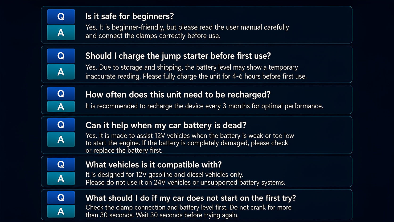 Portable Car Jump Starter 20000A Peak 7-in-1 with 150PSI Air Compressor Tire Inflator Power Bank LED Flashlight LCD Display Safety Hammer for 12V Gas Diesel Engines Roadside Emergency Kit