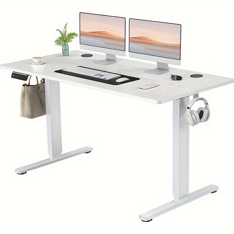 Electric Standing Desk Height Adjustable 40 48 55 63 Inch – Sit Stand Up Desk with Memory Controller & Anti-Collision, Ergonomic Home Office Gaming Workstation, 5 Colors