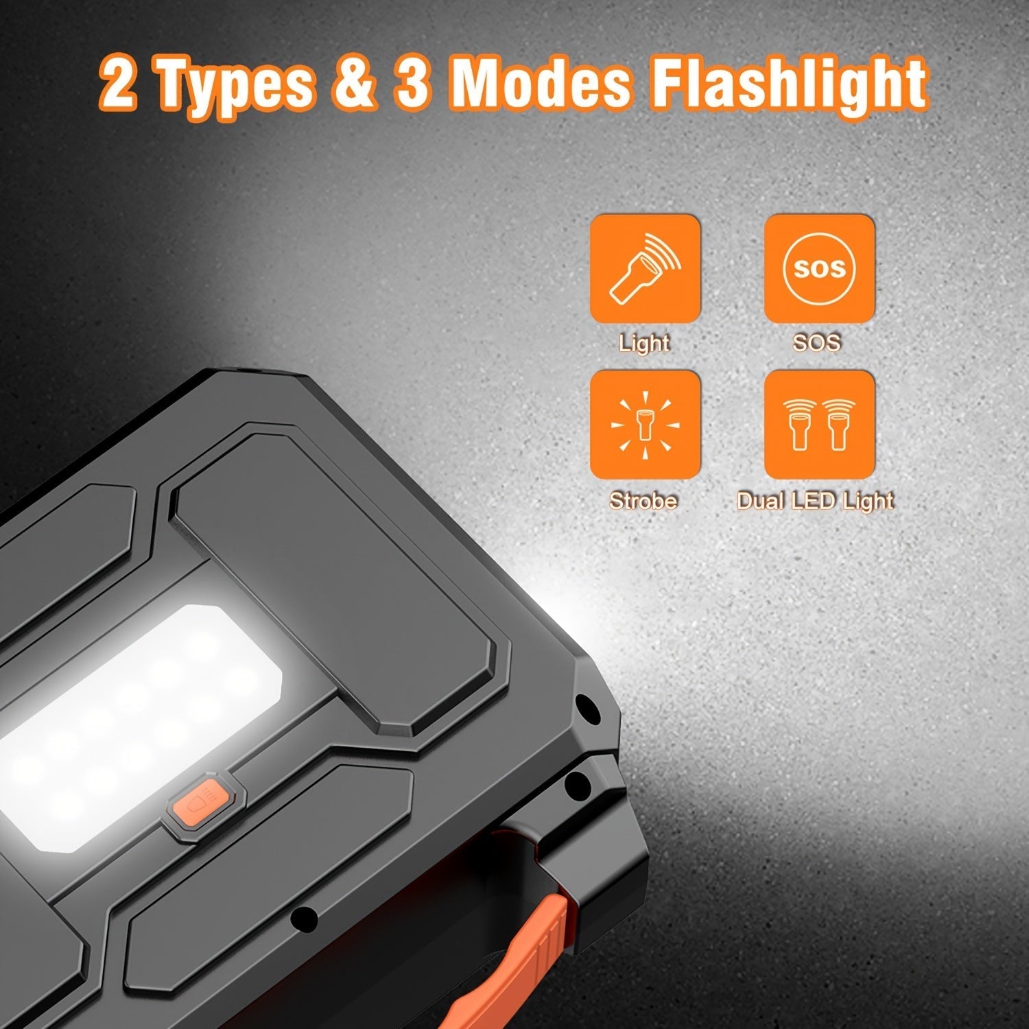 Portable Power Station 100W 300W Solar Generator AC Outlet USB QC3.0 Fast Charge DC Port LED Flashlight High Capacity Battery Pack for Camping Hiking CPAP Emergency Backup Power