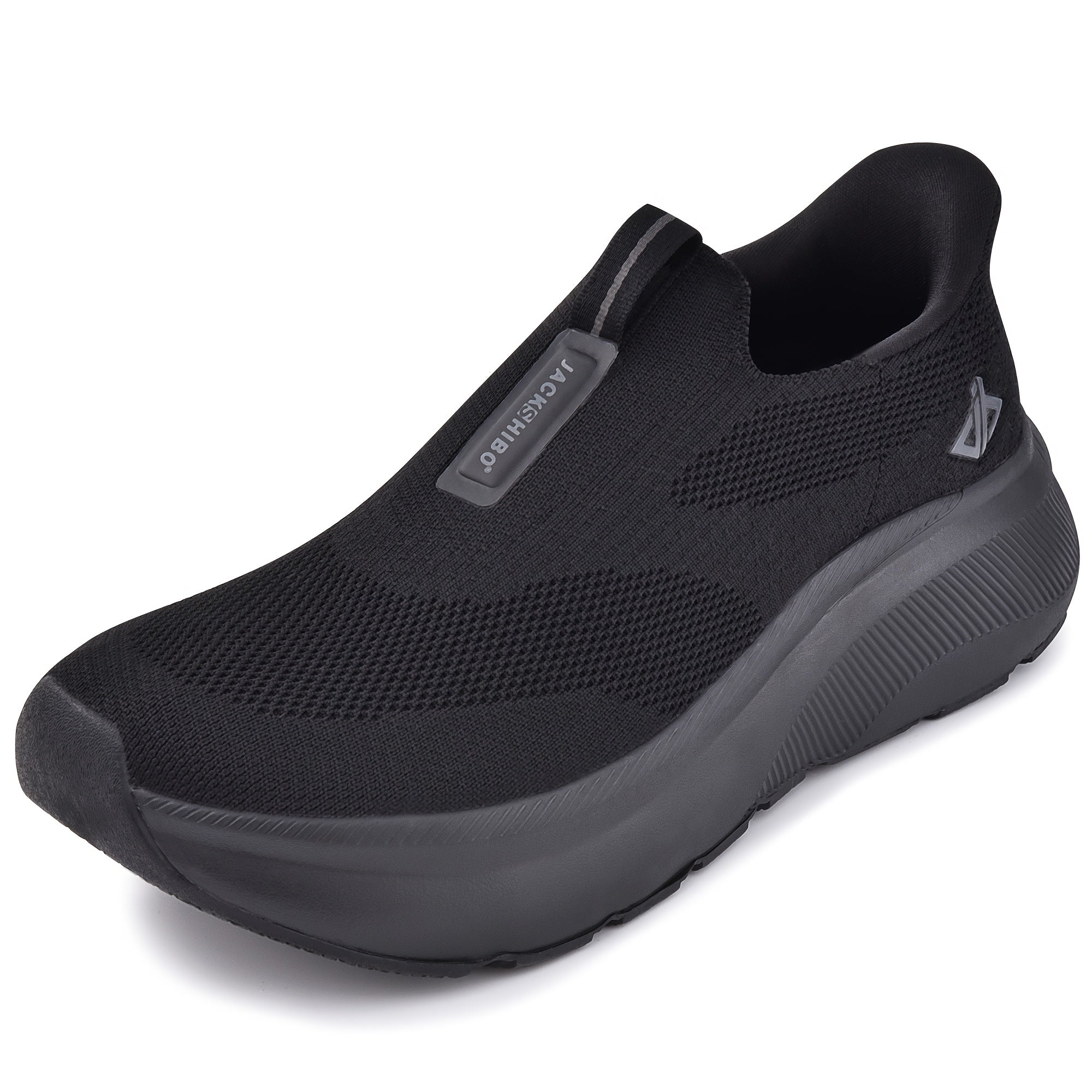 Men's Hands-Free Slip-In Sneakers – Wide Toe Box, Zero Drop Sole, Cushioned Mesh Walking Shoes for Casual & Everyday Wear – Rubber Sole, Pull-On Design (US 8–13.5)
