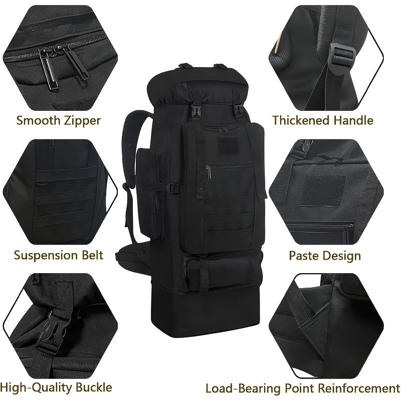 Expandable Hiking Backpack 26-42L for Men & Women – Lightweight Camping Mountaineering Daypack with Multi-Compartment Outdoor Travel Pack