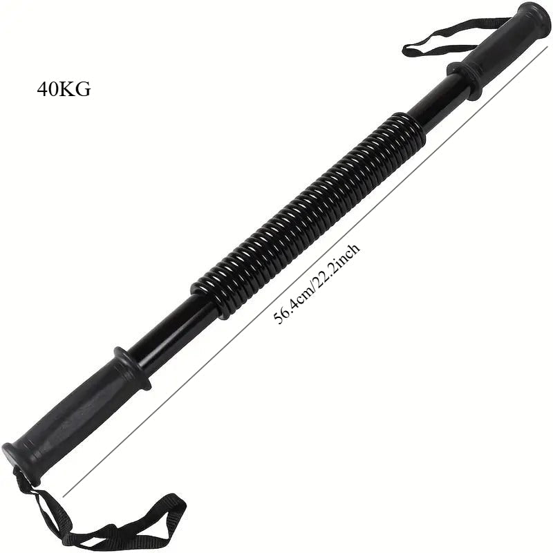 Arm Strength Training Rod for Bicep & Forearm Muscle Building – Heavy Duty Flexible Steel Bar Home Gym Fitness Stick, 66 LB / 88 LB / 110 LB / 132 LB Resistance Options for Men Women Beginners Advanced