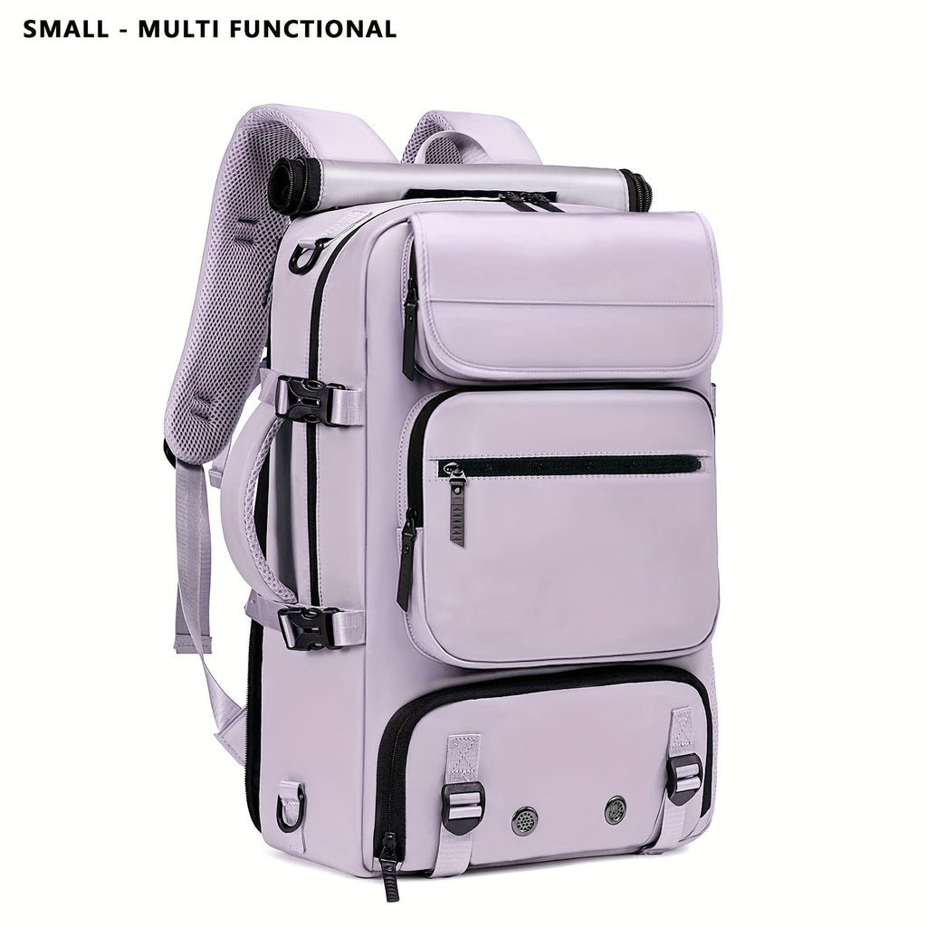17 Inch Laptop Backpack Large Capacity – Airline Approved Travel Bag with Shoe Compartment, Multi-Pocket Business Work Backpack for Men, Durable Nylon, Hiking & Camping, Small & Large Sizes