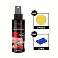 Headlight Restoration Kit – Anti-Yellowing & Oxidation Repair Solution with Protective Coating Spray, Restores Foggy, Hazy & Cloudy Headlights – Includes Sponge & Towel (3.38oz)