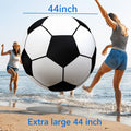 Giant Inflatable Soccer Ball 40 Inch - Extra Large Outdoor Toy for Pool Parties, Backyard Games, Beach & Playground, Reusable Party Decoration Ball for Kids & Adults
