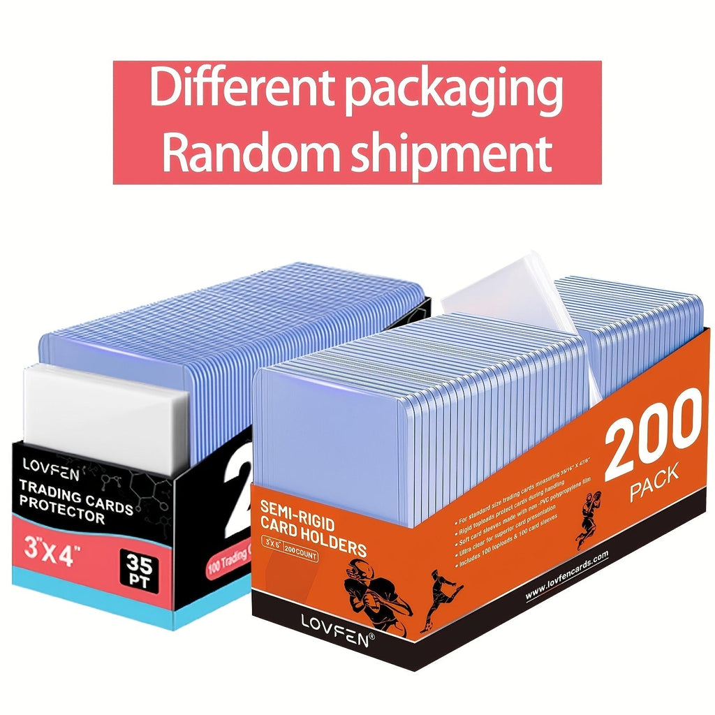 3x4 Top Load Card Holders & Sleeves for Baseball & Trading Cards – Hard Plastic Regular Top Loaders, 100 to 2000 Count Sets for Sports Football Pokemon Cards, Card Collector Supplies