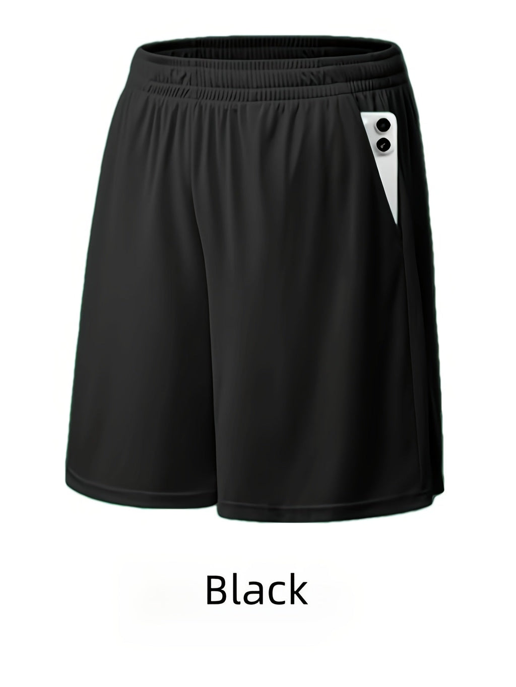 Men's Quick-Dry Athletic Shorts with Pockets & Adjustable Waistband – Lightweight Loose-Fit Training Running Gym Shorts for Men & Teens, 100% Polyester, Solid Colors, Machine Washable, 10-Pack Wholesale