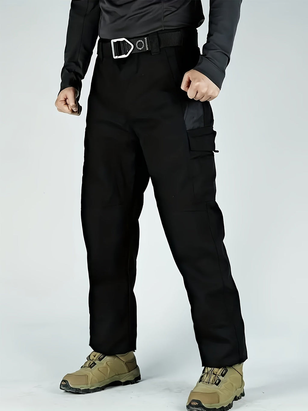 Men's Tactical Cargo Pants Quick-Dry Lightweight Multi-Pocket Hiking Outdoor Work Pants S-XXXL Black Grey Green Brown Regular Fit Utility Trousers