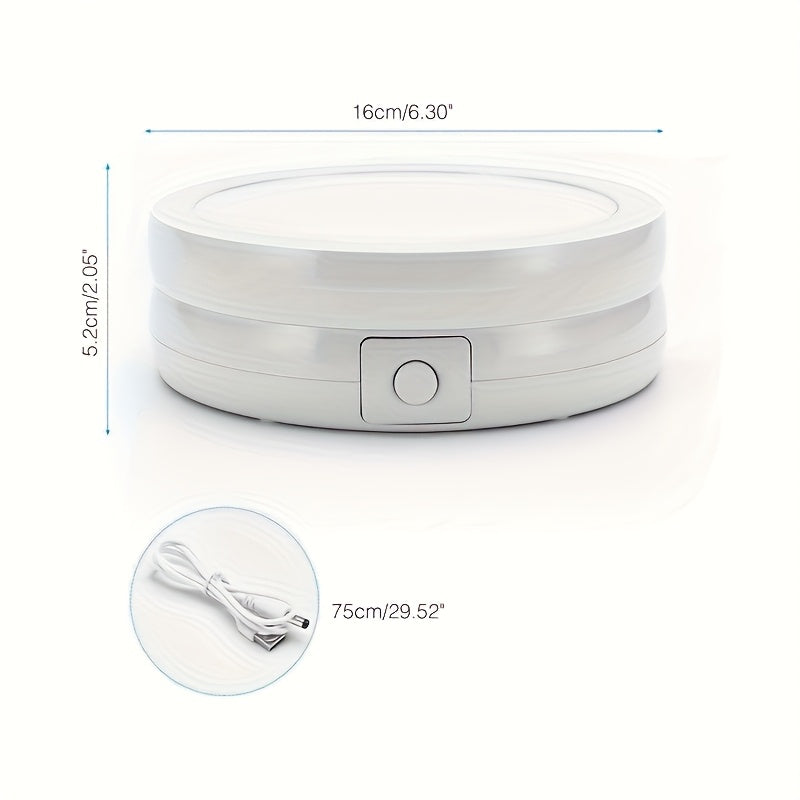 LED Makeup Mirror 10X Magnification Double Sided – Bright Lighted Vanity Mirror USB & Battery Powered, Travel-Friendly for Bathroom, Bedroom & Dressing Table